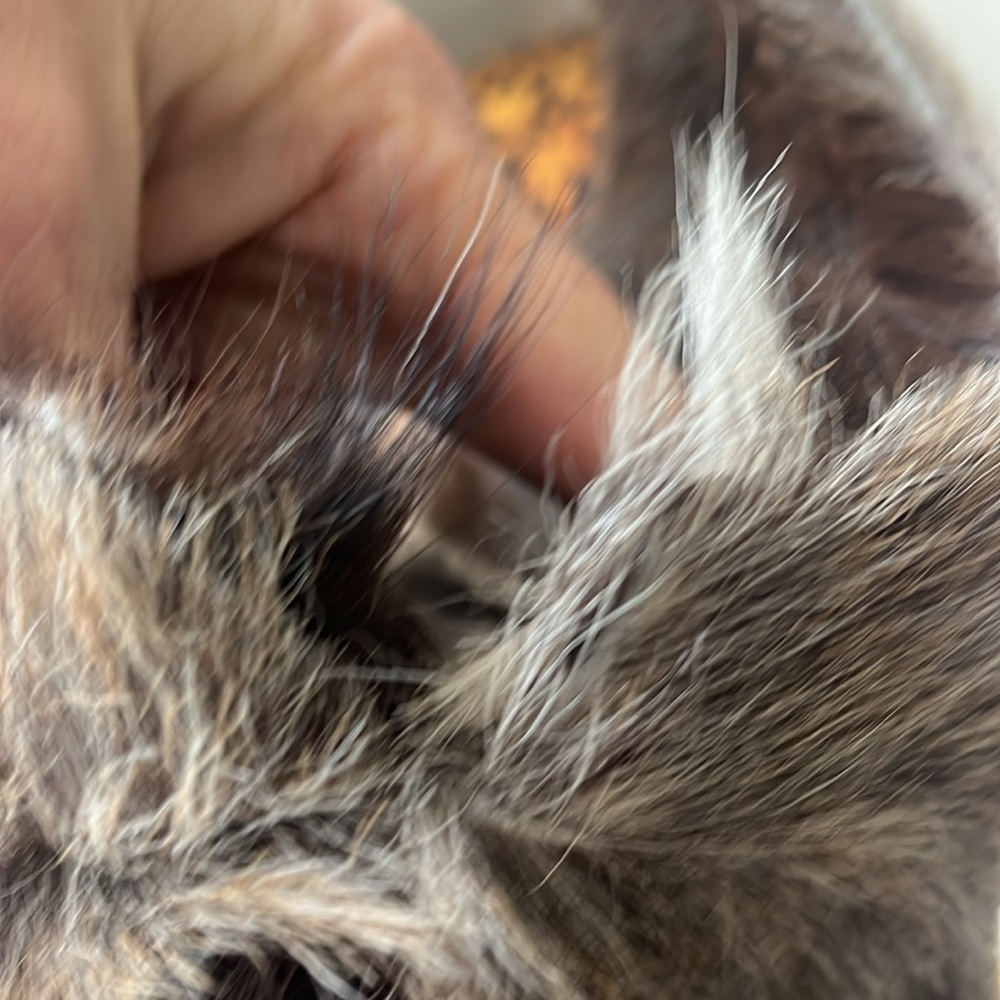 •⬇️FINAL PRICE⬇️NO OFFERS FIRM⬇️VINTAGE GENUINE FUR BAG BOHO FESTIVAL• - Picture 11 of 15